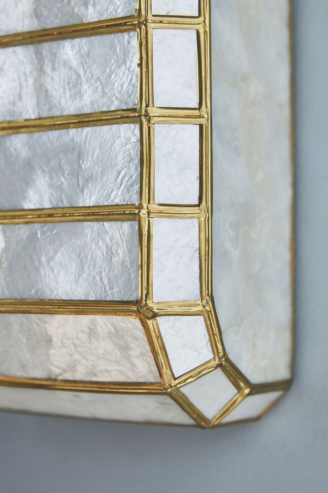 Madelyn Capiz Elongated Sconce Wall Light #3