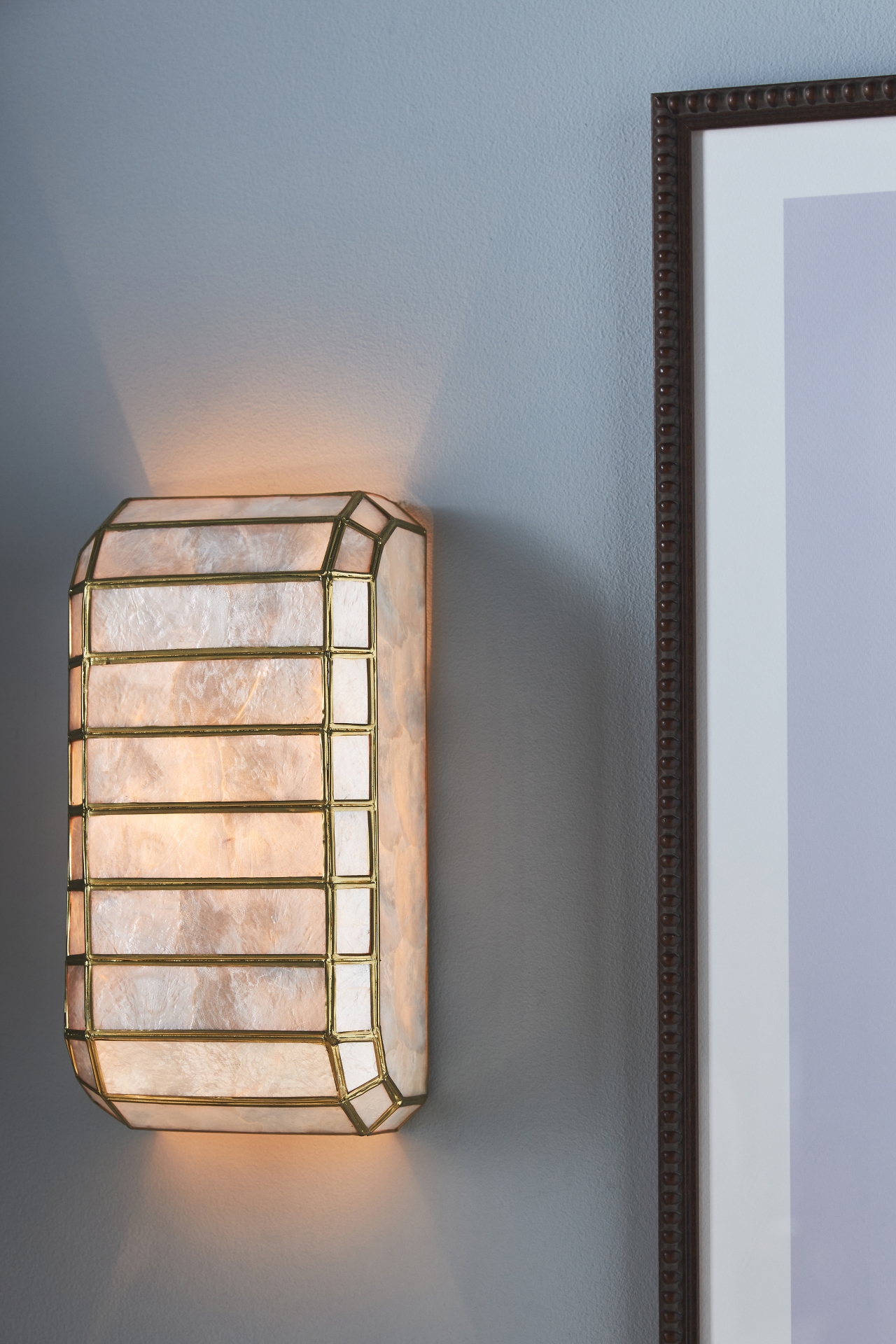 Madelyn Capiz Elongated Sconce