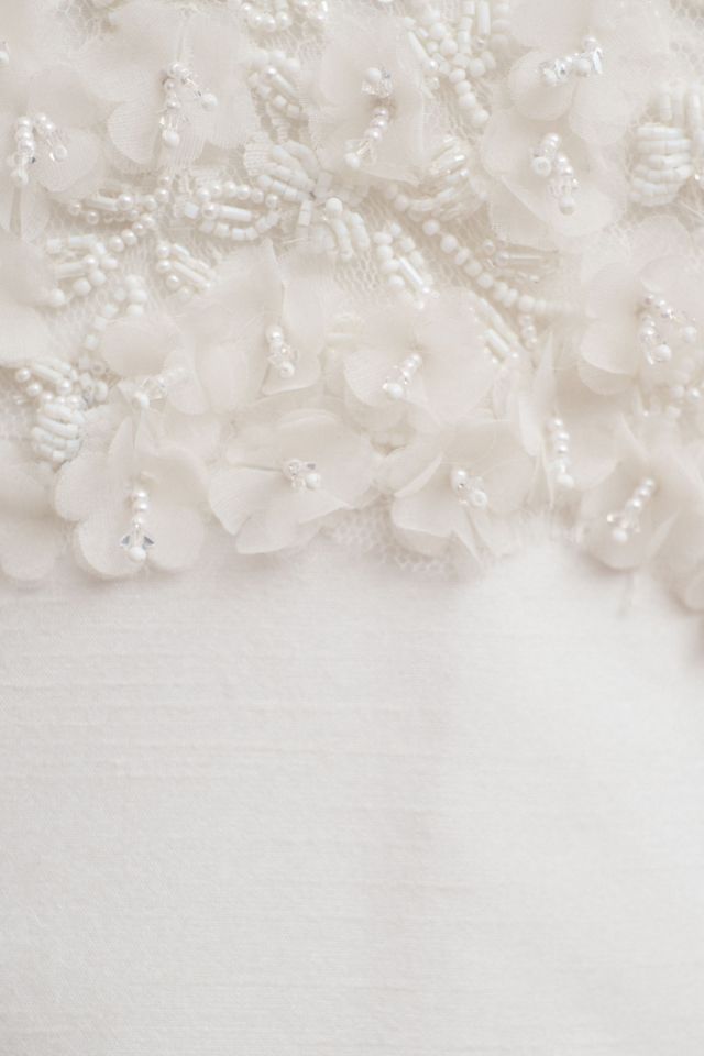 BHLDN Meadow Embellished Square-Neck Mini Dress #4