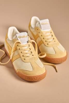 Gola Elan Kindersneaker CKA538EY – Leichte Plimsolls Mit Atmungsaktivem Lederfutter