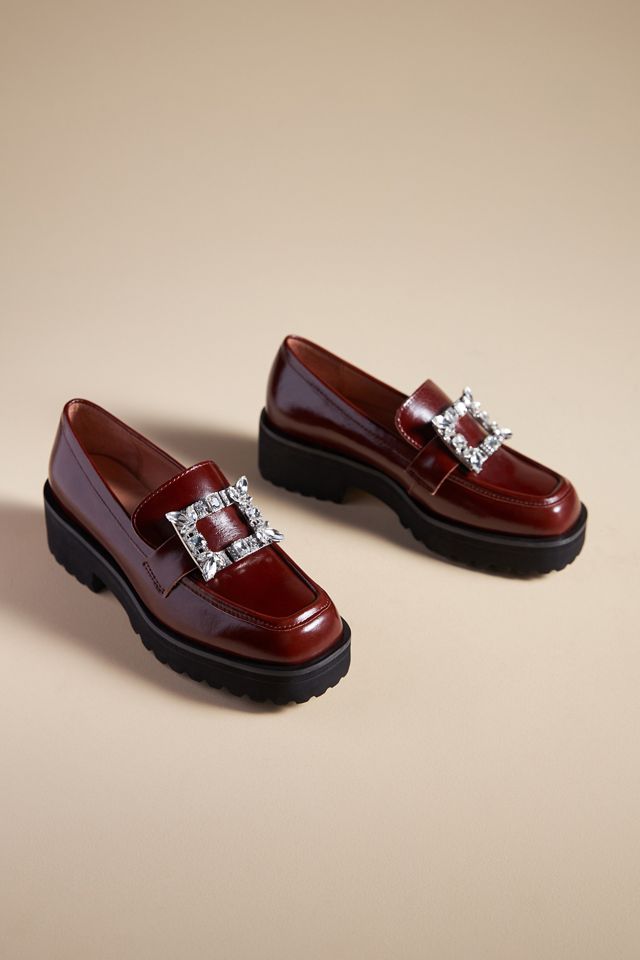 All Black Elton Lugg Loafers #1