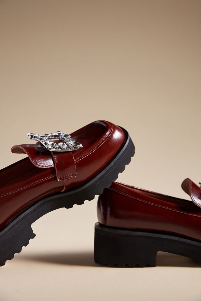 All Black Elton Lugg Loafers #2