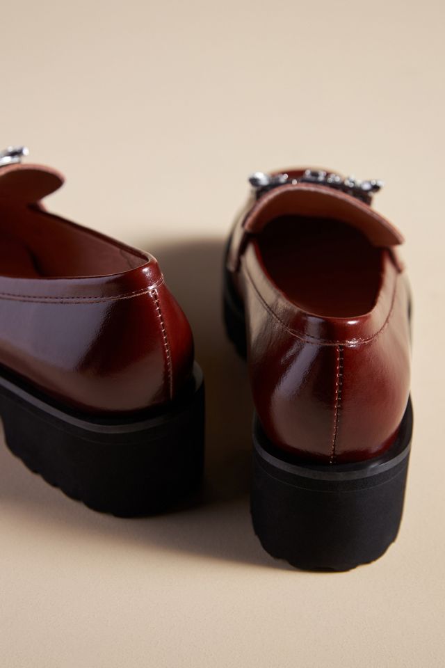 All Black Elton Lugg Loafers #3