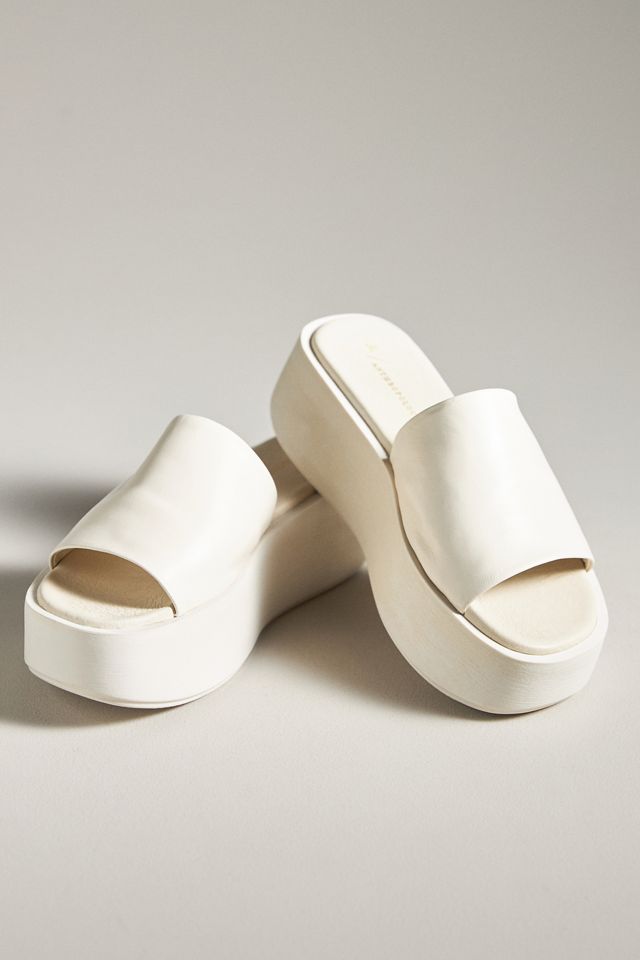 By Anthropologie Platform Slide Sandals #1