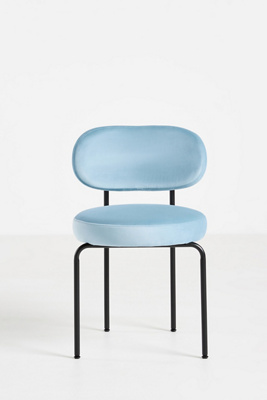 Anthropologie Velvet Tashi Dining Chair