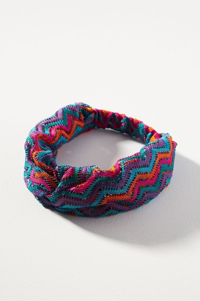 Retro Crochet Headband | Anthropologie display picture 1