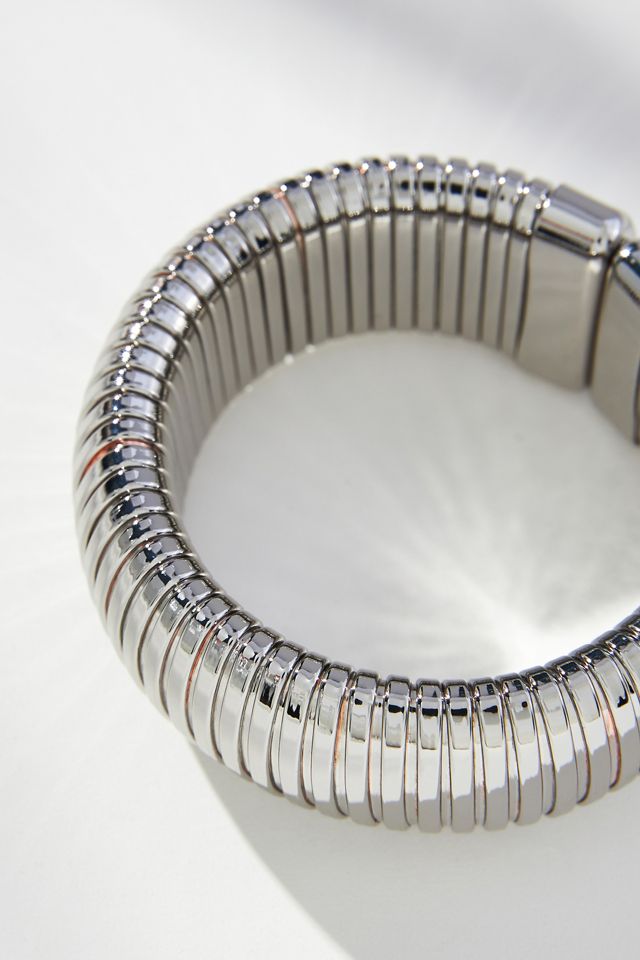 Wide Ribbed Bracelet #1
