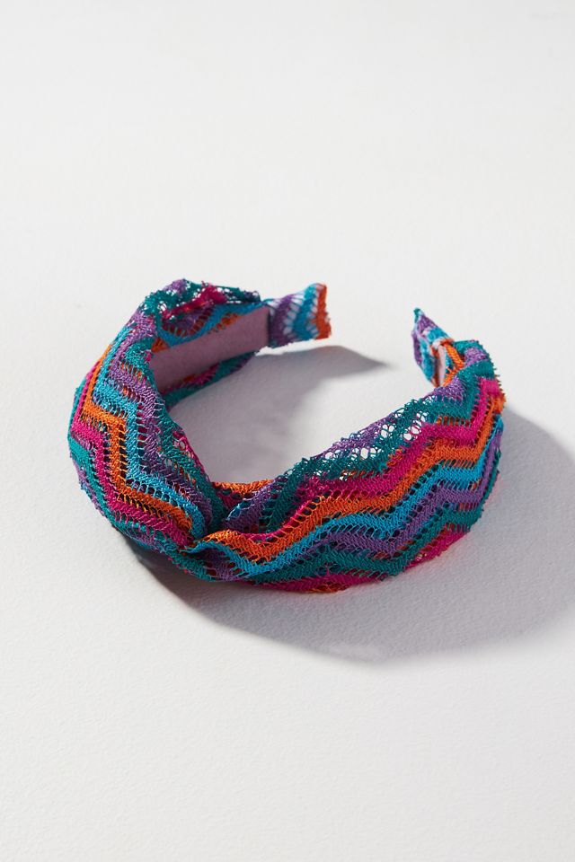 Retro Crochet Twist Headband #1
