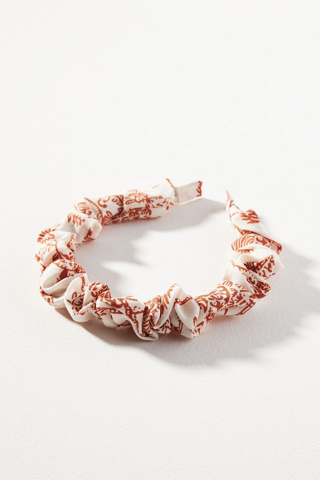 Scrunched Paisley Headband | Anthropologie display picture 3