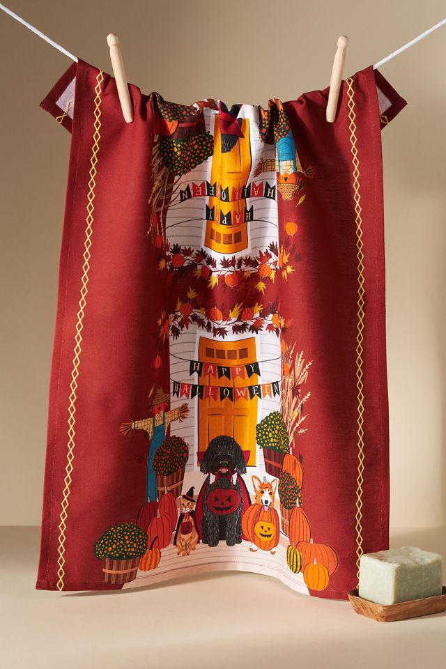 Boo Trick or Treat Tea Towel