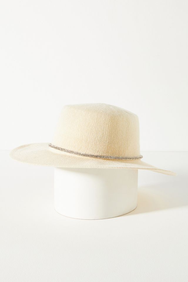 Rhinestone Boater Hat #2