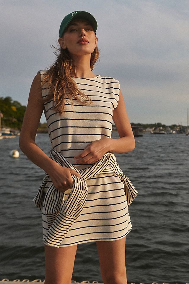 Daily Practice by Anthropologie Strapless Striped Dress | Anthropologie