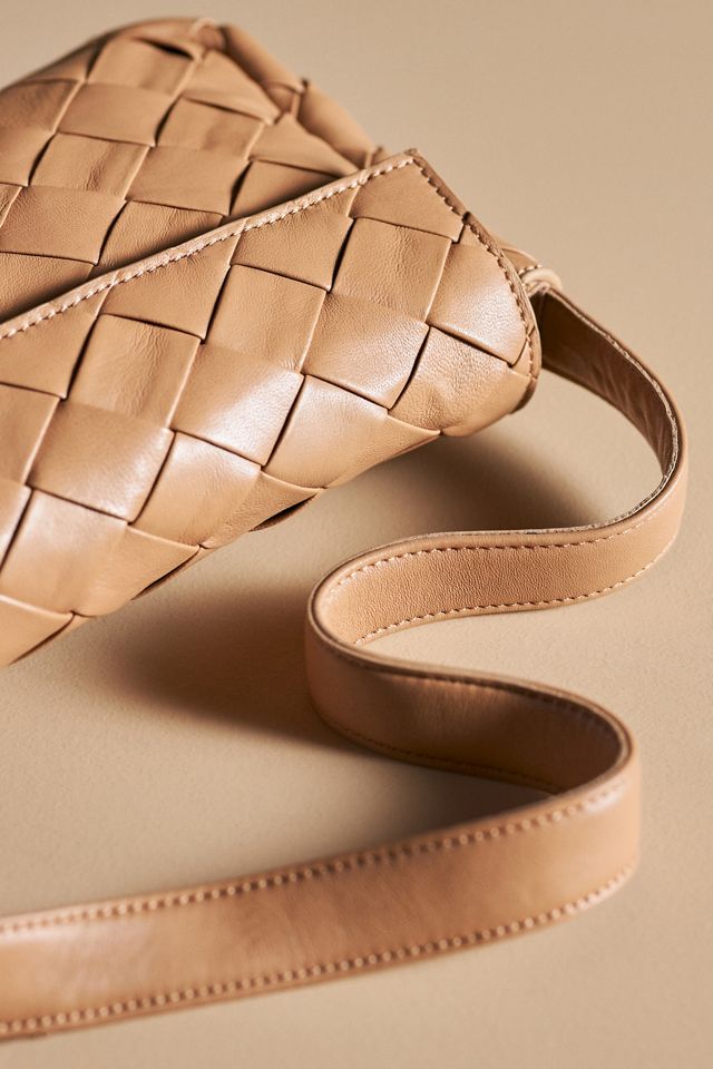 Woven Leather Shoulder Bag #2