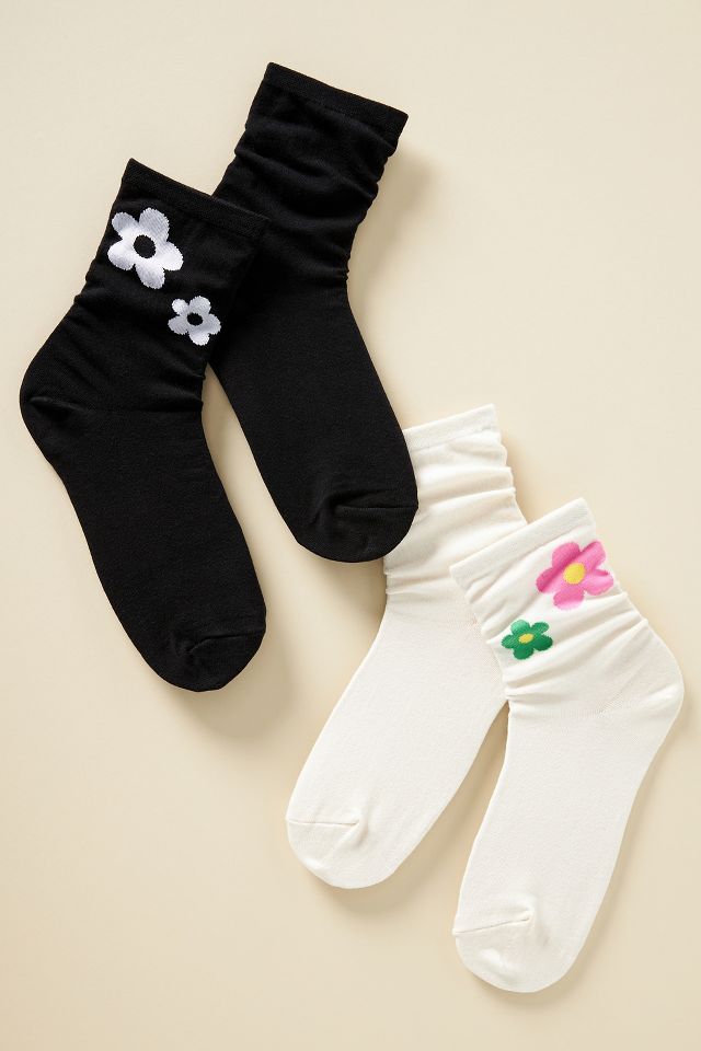 Floral Socks, Set of 2 | Anthropologie