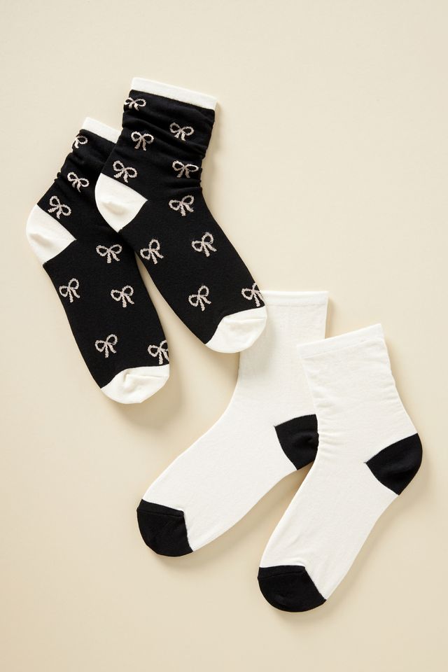 Bow Socks, Set of 2 #1