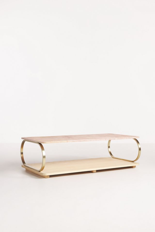 Erin Fetherston Dulcette Marble 54" Coffee Table #2