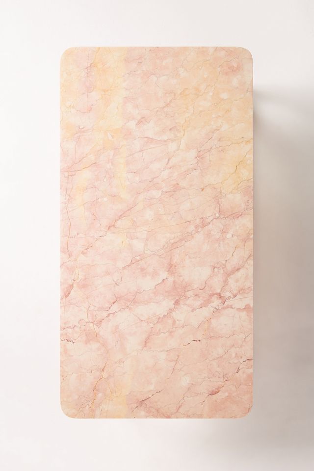Erin Fetherston Dulcette Marble 54" Coffee Table #5