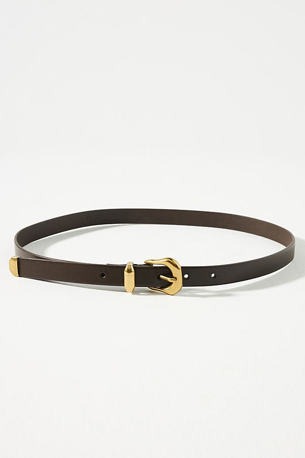 By Anthropologie Leather Western Belt In Brown