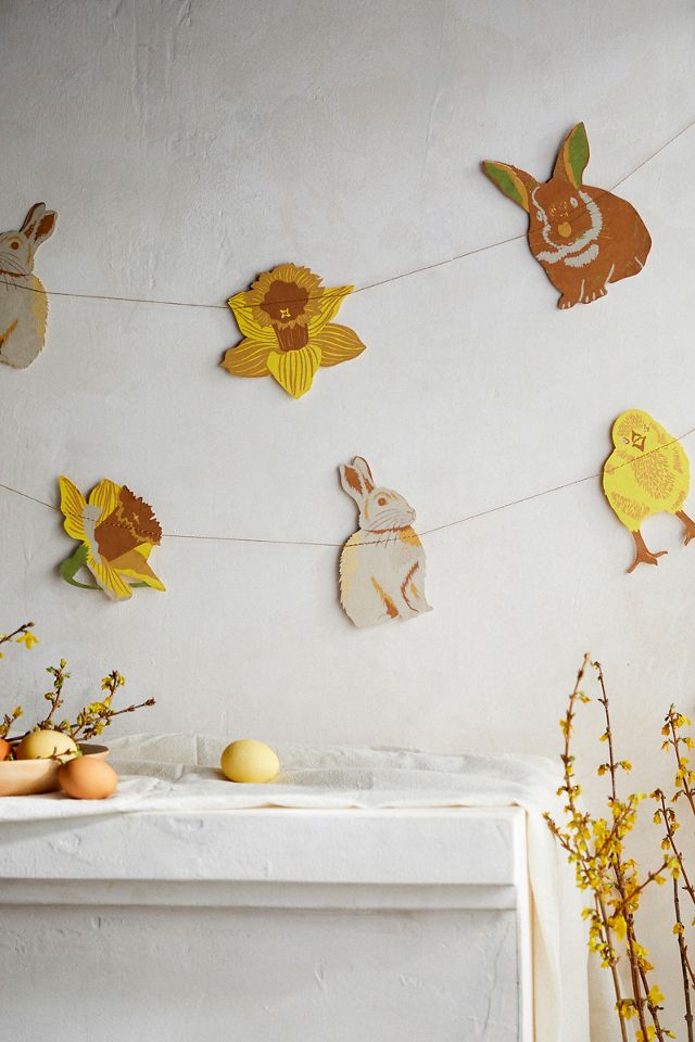 Spring Chick + Bunny Garland AnthroLiving