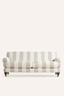 Anthropologie Cecilia Willoughby Two-cushion Sofa In Gray