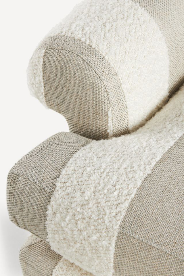 Cecilia Willoughby Bouclé Two-Cushion Sofa