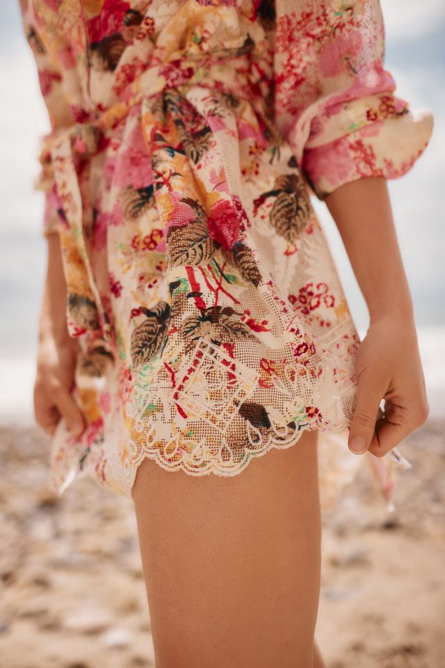 Hemant & Nandita Eyelet Shirt Dress #3