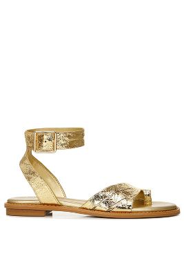 Sarto Greene Gladiator Sandals In Gold