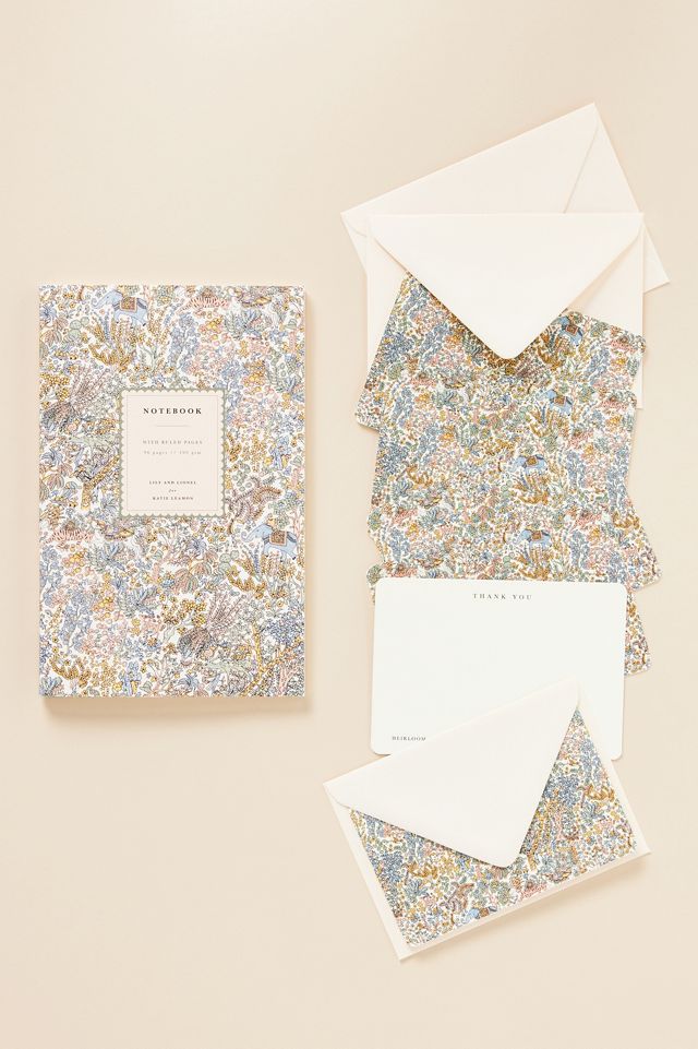 Lined Floral Notebook #1