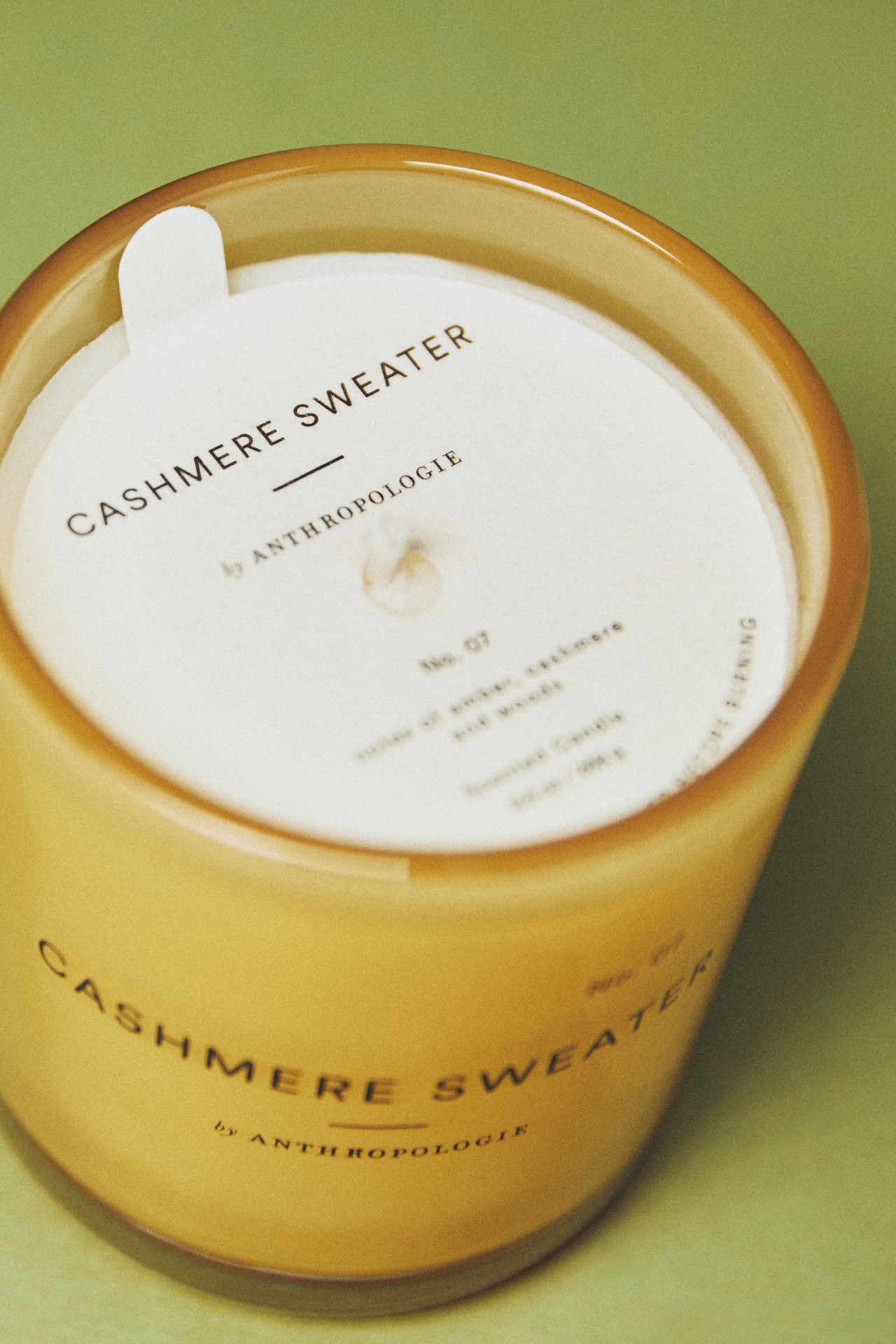 Nostalgia Spice Cashmere Sweater Glass Jar Candle