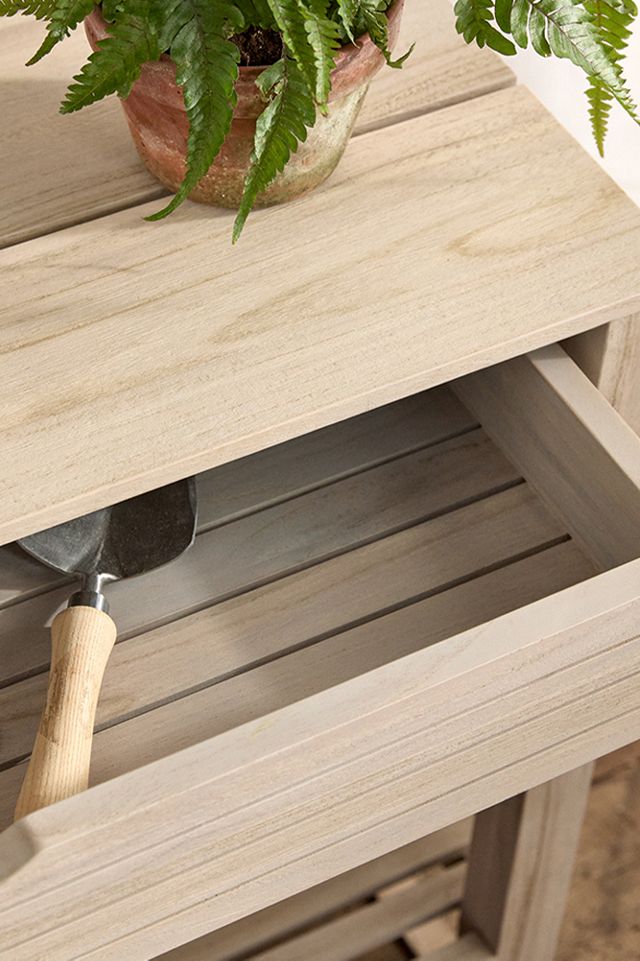 Teak Work Station, Tall #5