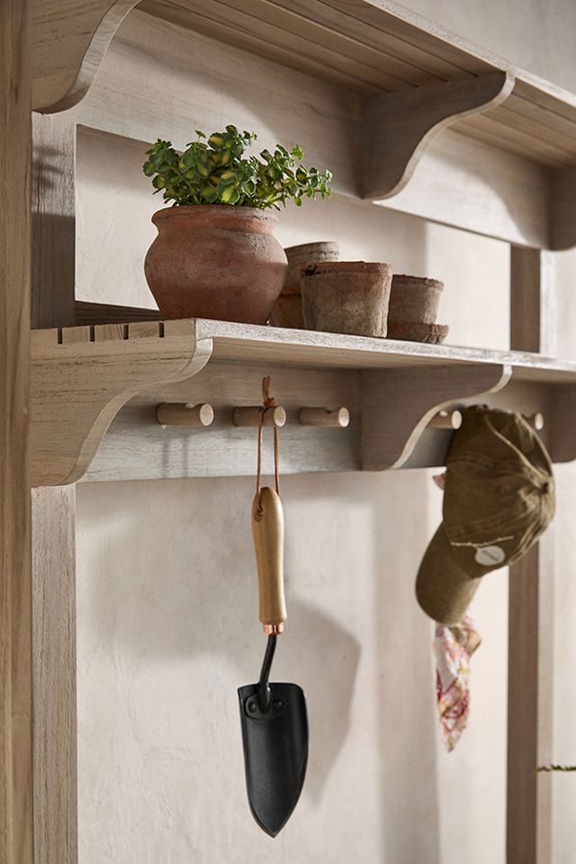 Teak Work Station, Tall #1