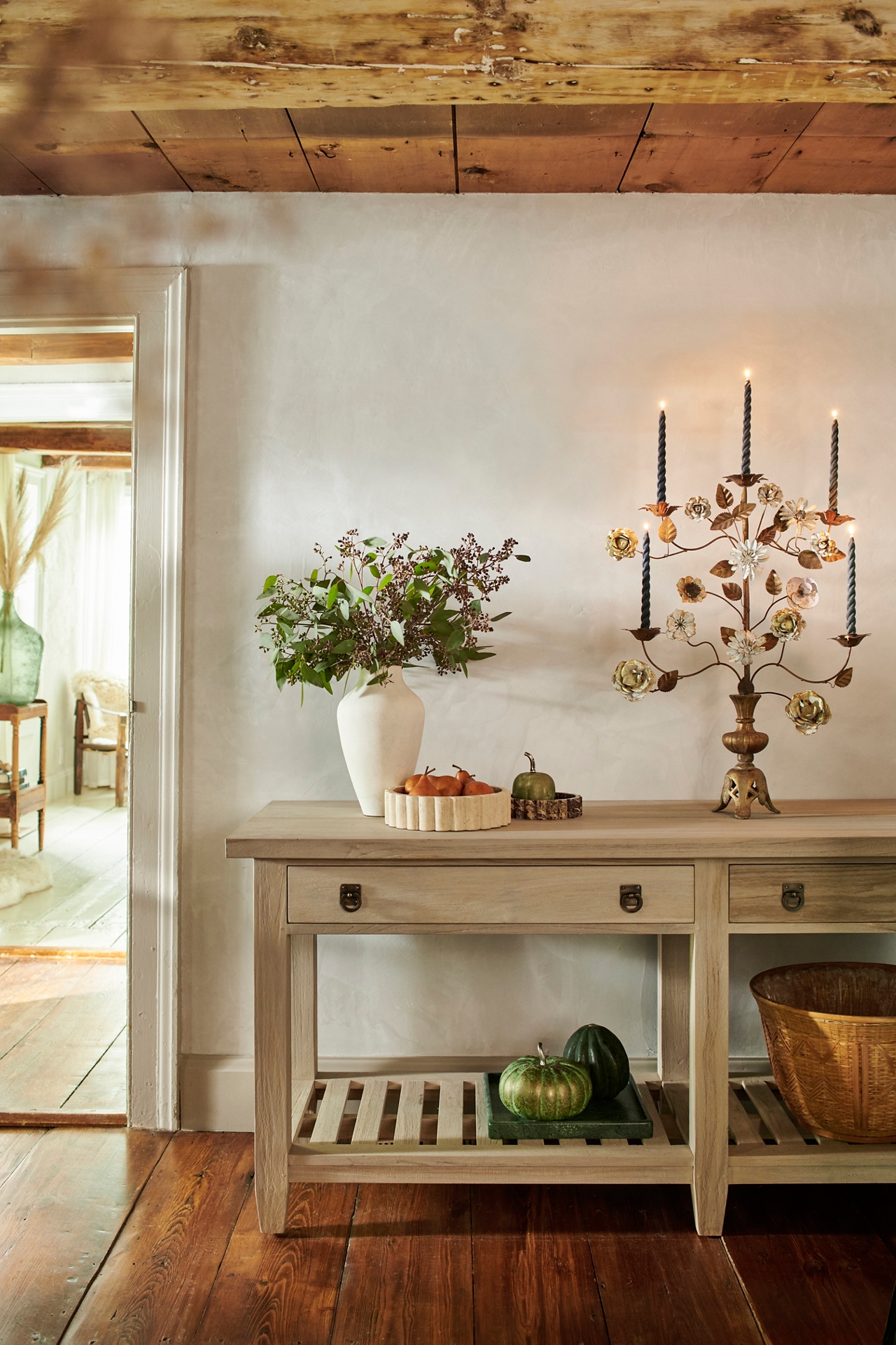 Teak Serving Console