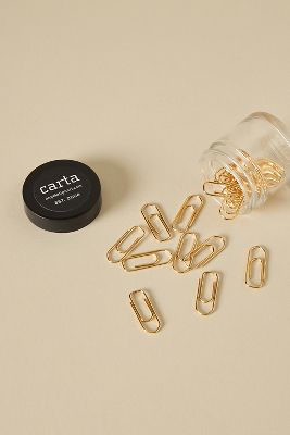 Gold Paper Clips – studio carta shop