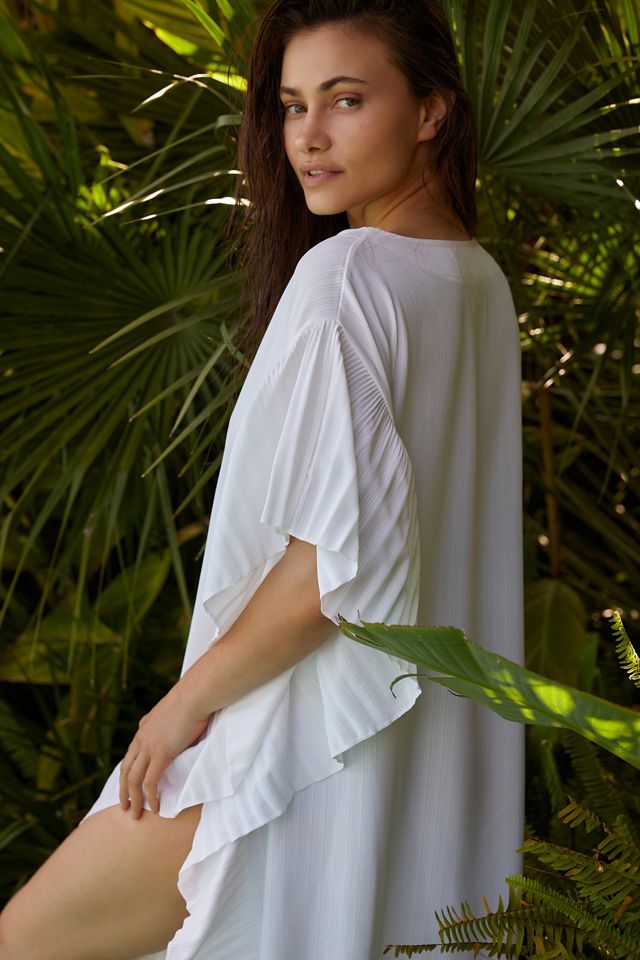 Sheer Pleated Kaftan #1