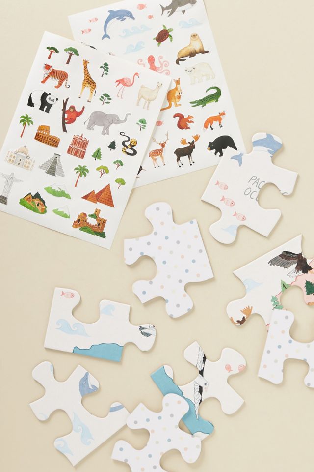 Mindful & Co Kids World Map Floor Puzzle #1