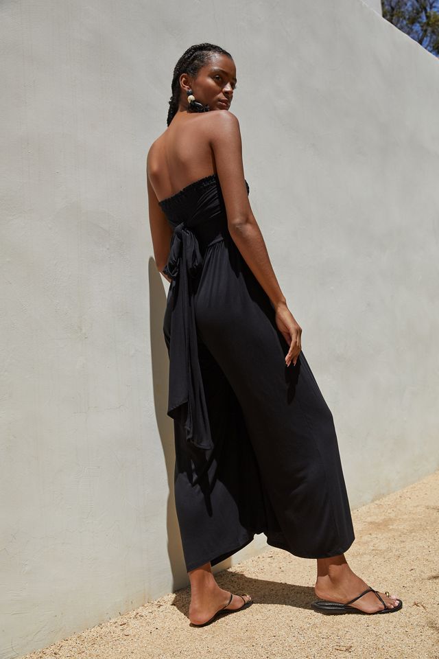 By Anthropologie Multi-Way Smocked Jumpsuit #1