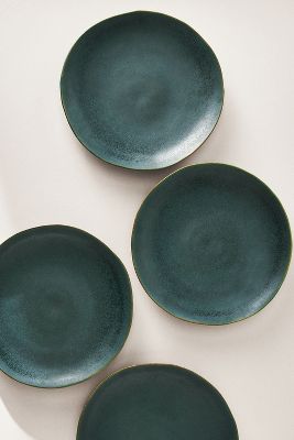 Anthropologie Jasper Portuguese Dinner Plates, Set Of 4 By  In Blue Size S/4 Dinner