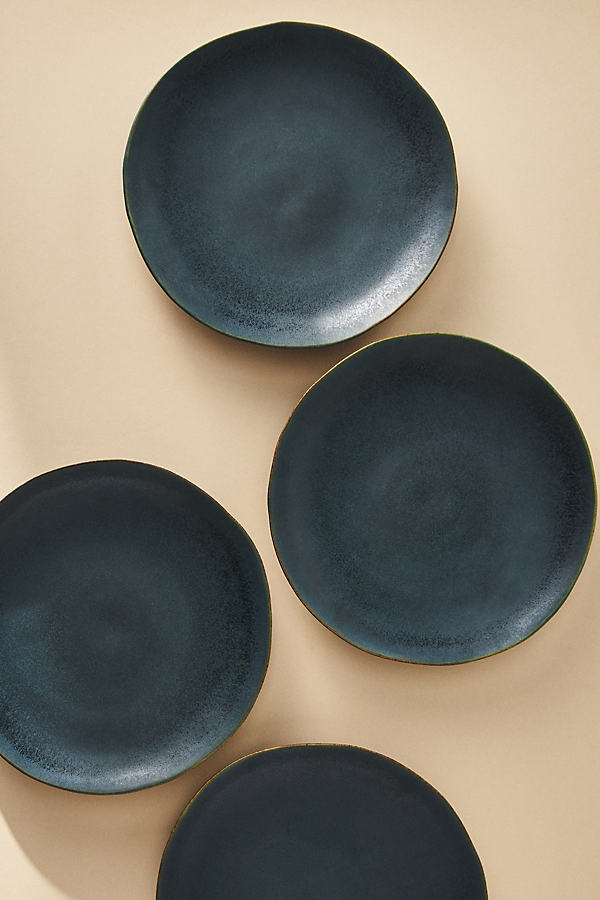 Anthropologie Jasper Portuguese Dinner Plates, Set Of 4 By  In Blue Size S/4 Dinner