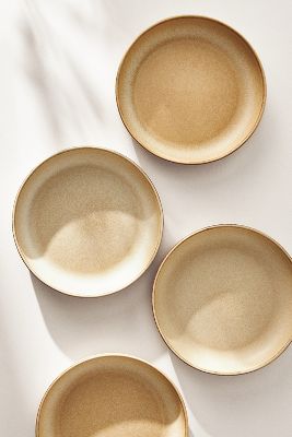 Anthropologie Jasper Portuguese Pasta Bowls, Set Of 4 By  In White Size S/4 Bowl