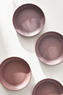 Anthropologie Jasper Portuguese Pasta Bowls, Set Of 4 By  In Purple Size S/4 Bowl