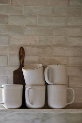 The Jasper Portuguese Stoneware Mugs, Set of 4