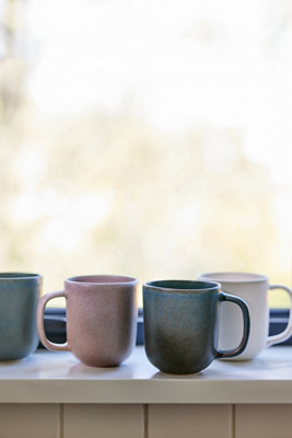 The Jasper Portuguese Stoneware Mugs, Set of 4