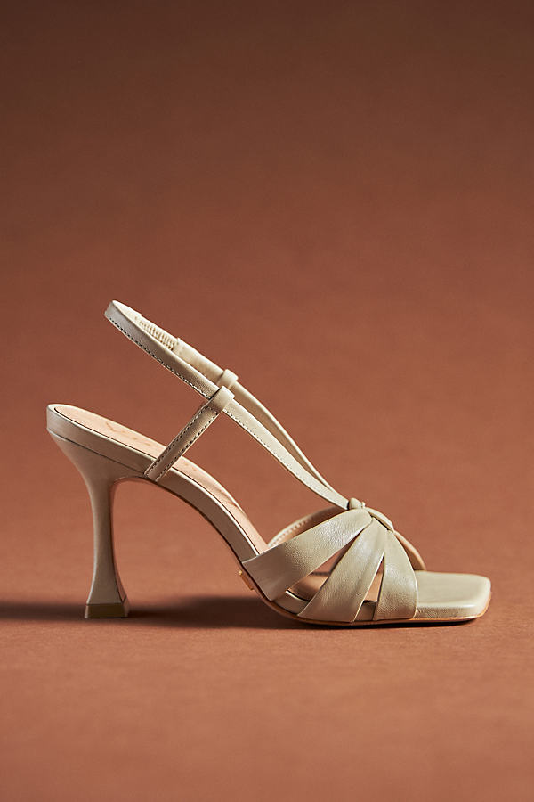Vicenza Square-toe Heels In White