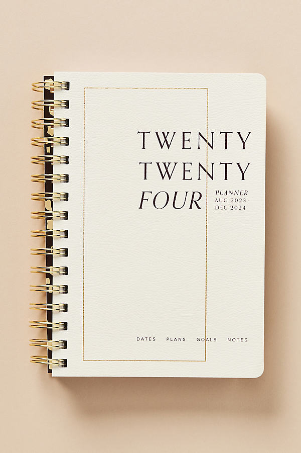 Anthropologie 2024 17-month Planner In White