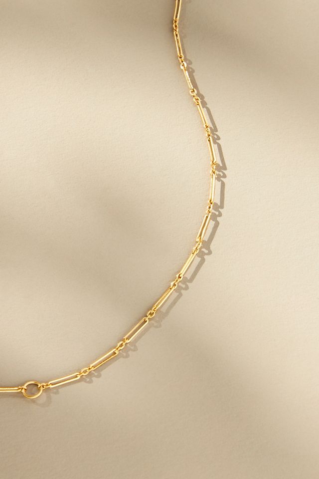 Clare V. Paperclip Chain Necklace #1