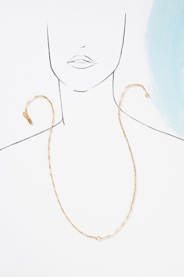 Clare V. Paperclip Chain Necklace #2