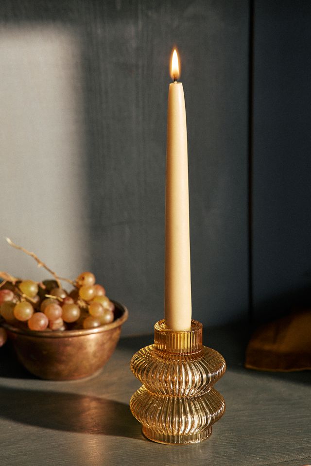 Ripple 2-in-1 Taper + Votive Holder, 3.75"H #1