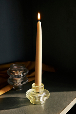 Ripple 2-in-1 Taper + Votive Holder, 2.5"H