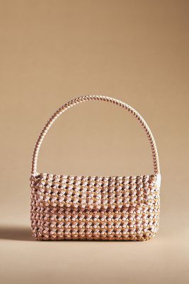 By Anthropologie Monroe Braided Shoulder Bag In Brown