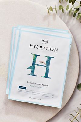 Refresh + Moisturize Hydrating Facial Sheet Masks, Set of 5